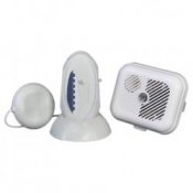 Silent Alert Smoke Alarm For The Deaf With Sound And Flash Alert And Vibrating Pad